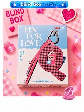 Bundle Deal POP MART Pin For Love Authentic - Sealed - Letter Blind Box N-Z